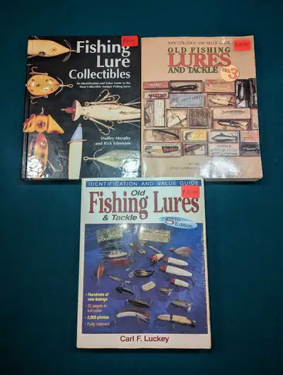 Great gift ideas fishing lure guides,full tackle boxes, lures!, View more