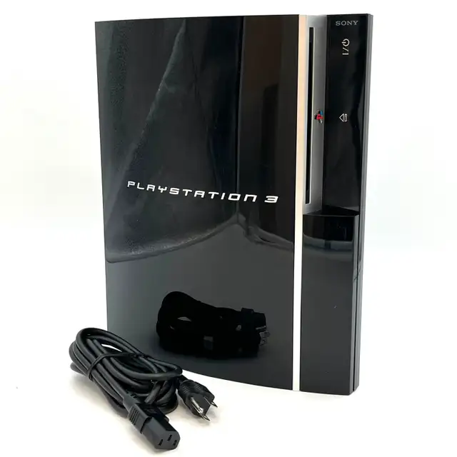 Sony PlayStation 3 Fat PS3 80GB Black Console Gaming System Only63771549809539120