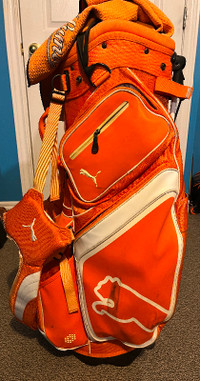 Orange Puma Golf Bag