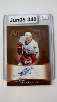 2005-06 Upper Deck Artifacts Eric Staal Autofacts Auto Copper 75