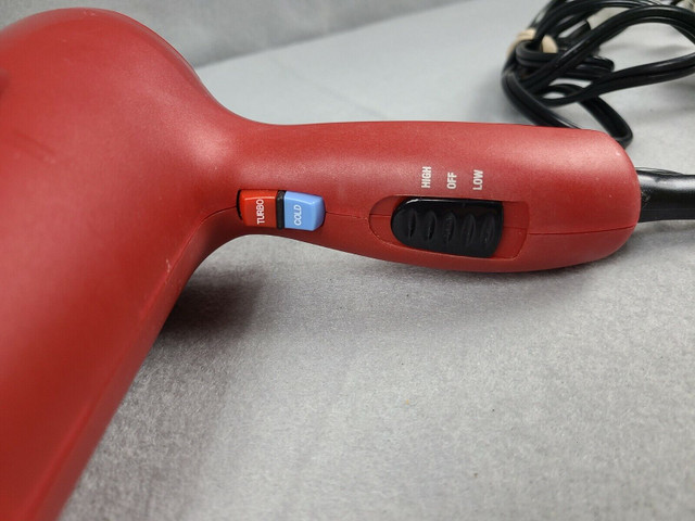 Never Used Conair Hair Dryer Ion Shine 1875 Red For Sale in Other in Ottawa - Image 3