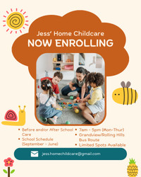Before & After School Care Available 