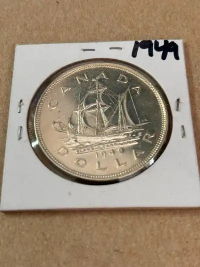 1949 CANADIAN SILVER DOLLAR UNCIRCULATED CONTACT US 50.00