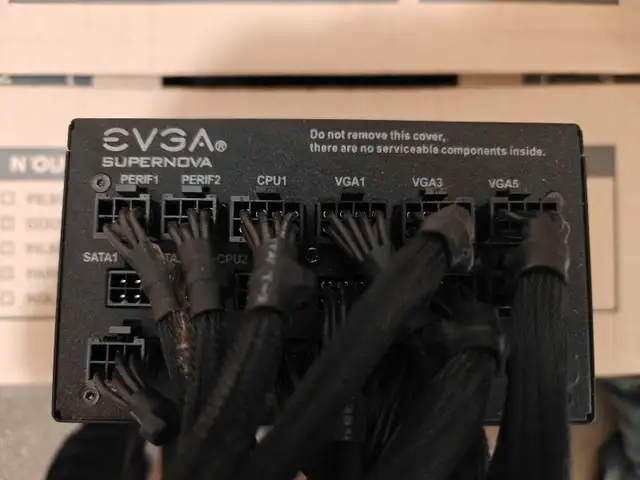 EVGA SUPERNOVA 1000w G+ GOLD PSU63235041025153121