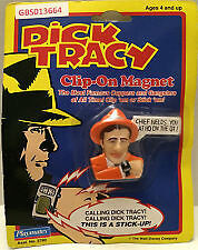 Vtg 1990 Dick Tracy Clip On Magnet Badge Sam Catchem in Arts & Collectibles in Edmonton