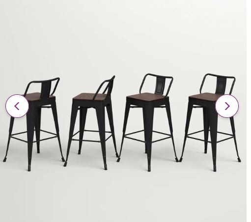 Kaleo Swivel Stool (Set of 4) in Chairs & Recliners in Kitchener / Waterloo - Image 3