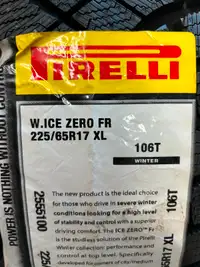 4 Brand New Pirelli Ice Zero FR 225/65R17 XL  Winter Tires