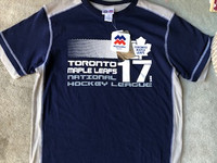 BRAND NEW (with tags on) - TORONTO MAPLE LEAFS SHIRT - YOUTH L