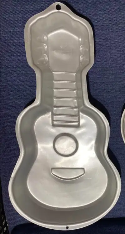 Wilton baking pan, guitar shaped cake pan, View more