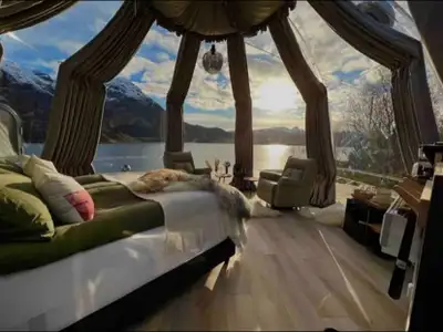 NEW Large DOMES 360 degree views backyard / glamping, View more