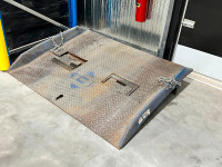 Steel dock plate