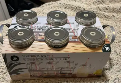 6 Mason Jar Cups, View more