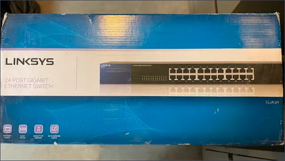 Linksys SE3024 24 port Gigabit Ethernet Switch, View more
