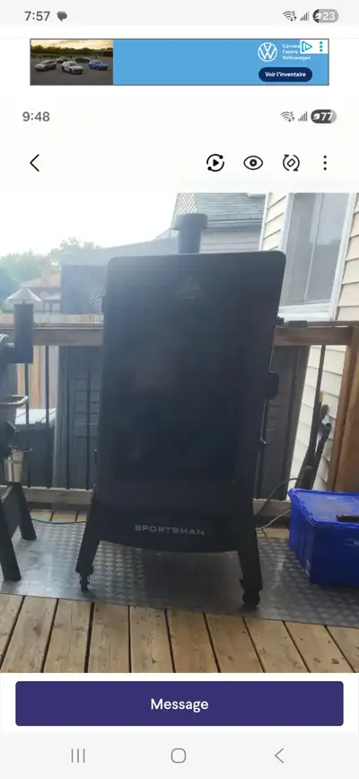 Pitboos vertical pellet smoker 60lb hopper, View more