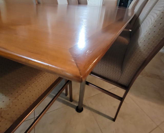 Large Wood Top Dining Table / Boardroom Table - Richmond Hill in Other Tables in Markham / York Region - Image 3