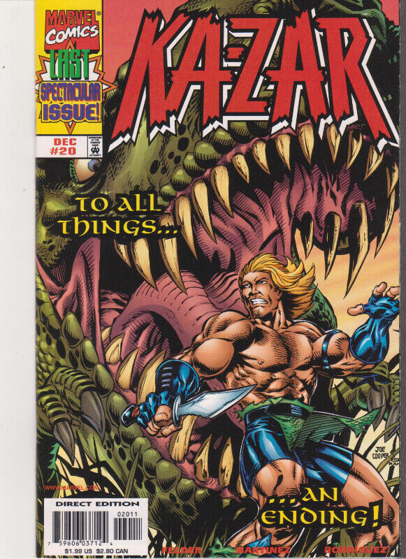Marvel Comics - Ka-Zar - Complete 1997-98 series. in Comics & Graphic Novels in Peterborough - Image 3