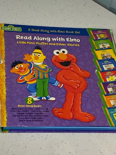 Dive into the world of Sesame Street with this delightful Read Along with Elmo book set! This set in...