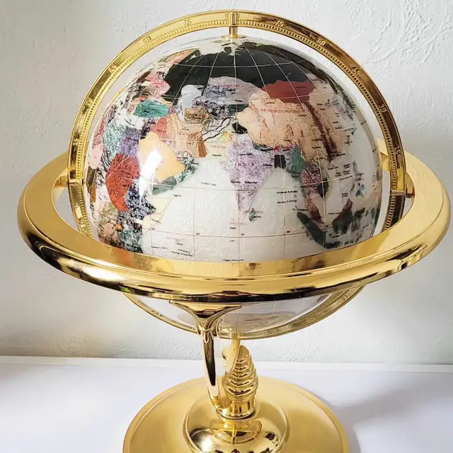 Mother Of Pearl World Globe 63826838099713121