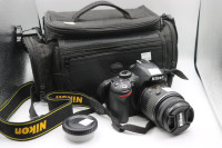 Nikon D3200 24.2 MP CMOS Digital SLR W/ Zoom Lens and Bag (#3860