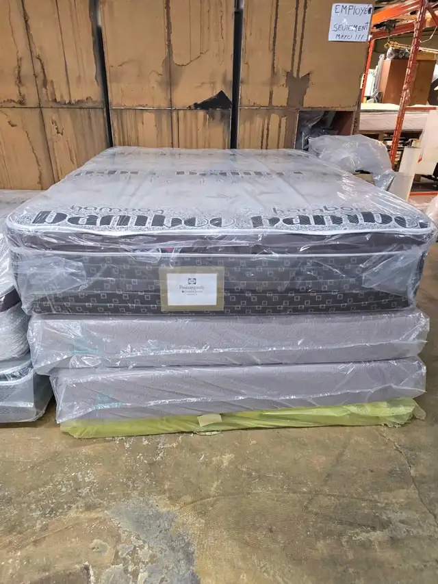 matelas, sommier, lit, simple|double|queen|king à vendre in Beds & Mattresses in City of Montréal - Image 3