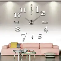 Nouvelles Horloges Murales à Quartz 3D avec un Grand Miroir, Aut
