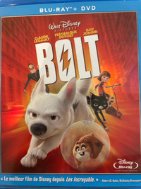 Bolt Blu-ray & DVD bilingue à vendre 6$