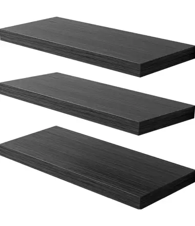 JPND Floating Shelf, Set of 3 Wall Shelves, 24” W x 12.75”D x 2 , View more