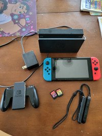 Nintendo Switch, Super Mario U deluxe et Pokemon violet