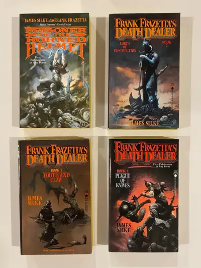 Frank Frazetta’s Death Dealer. All four books. High Grade.