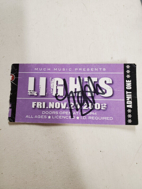 Lights Autographed Ticket in Other in Thunder Bay