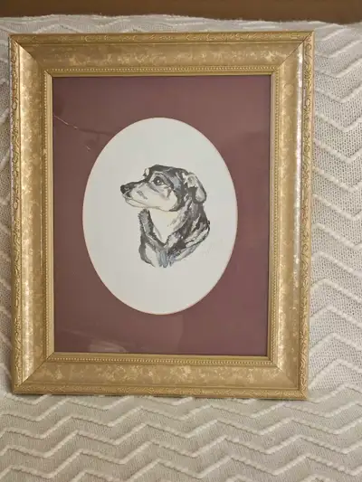 Handdrawn Picture of dashund, View more