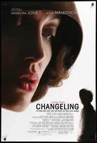 "Changeling" movie poster, starring Angelina Jolie