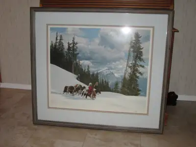 PAUL CALLE'S "INTO THE GREAT ALONE" FRAMED SIGNED NUMBERED PRINT, View more