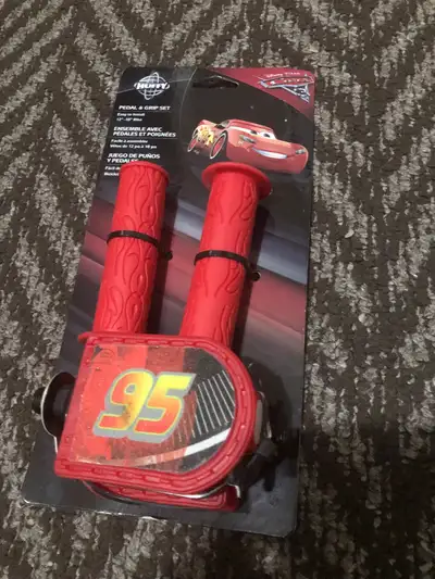 $20 for brand new kid’s Huffy pedals and grip set for 12”-18”, View more