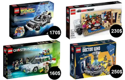 LEGO neuf 21103, 21108, 21302 et 21304, View more
