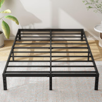 Cieemine 12 Inch King Size Metal Bed Frame, Holds 3000 lbs NEW