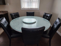 Granite dining room table