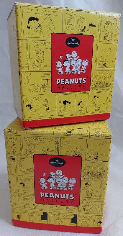 2 HALLMARK PEANUTS GALLERY CERAMIC COLLECTABLES63005667245315121