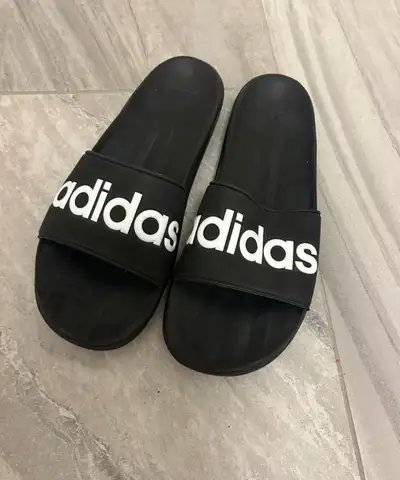 Adidas men's flip-flops US size 11, View more
