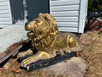 Concrete lions