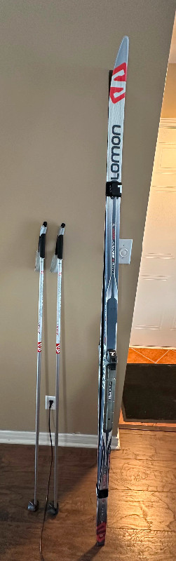 Kit de ski de fond Salomon ( ski + bottes + battons ) dans Ski  à Laval/Rive Nord