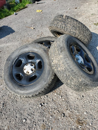 Tires 16 inch on Jeep Rims ATV Good Condition