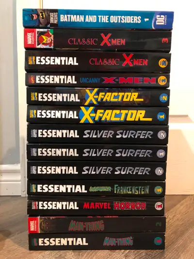 LIKE NEW Marvel Essential & DC Showcase Presents Graphic Novels, View more