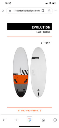 Planche à voile- Windsurfing boad- RRD Evolution E-Tech 135L