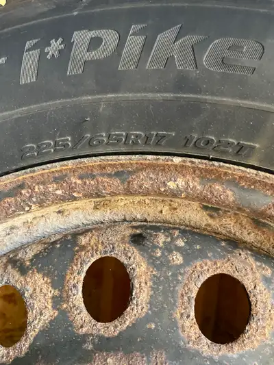 Selling Hankook winter tires and rims. Used them for one winter. We don’t have the van anymore. The...