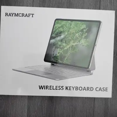 WIRELESS KEYBOARD CASE RET $227 TAXES FOR IPOD 12.9 &13"  NEW, View more