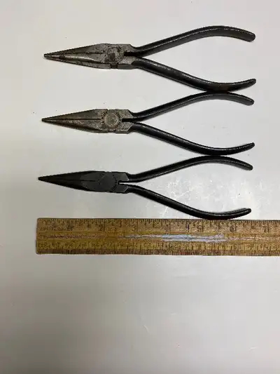 3 Vintage Utica Needle Nose Pliers P- 226, View more