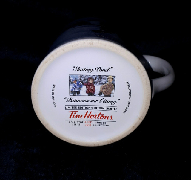 Tim Hortons SKATING POND Coffee Mug Cup 2003 Hockey Winter Theme in Arts & Collectibles in Truro - Image 2
