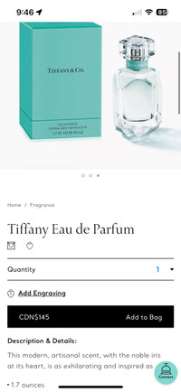 Tiffany & Co. Tiffany Gift Set -  Eau De Parfum Spray 50ml & 5ml