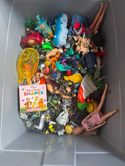 Lot of random toys, View more